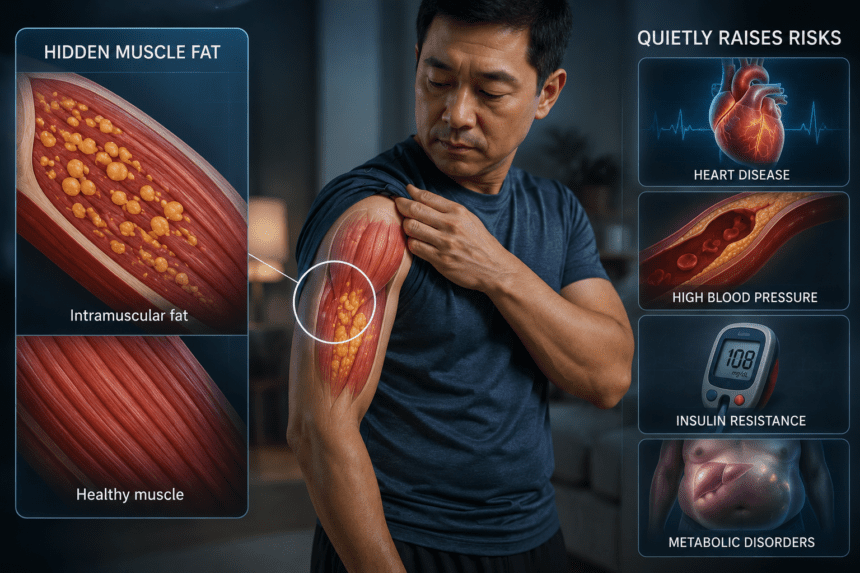 Hidden muscle fat linked to increased heart and metabolic risks