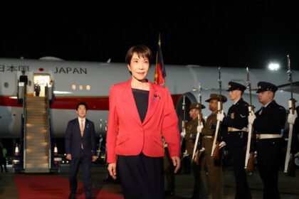 Japan’s Takaichi Pitches Strength and Stability