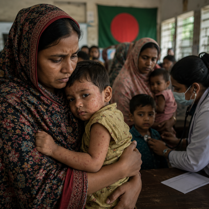 Measles outbreak claims dozens of children in Bangladesh