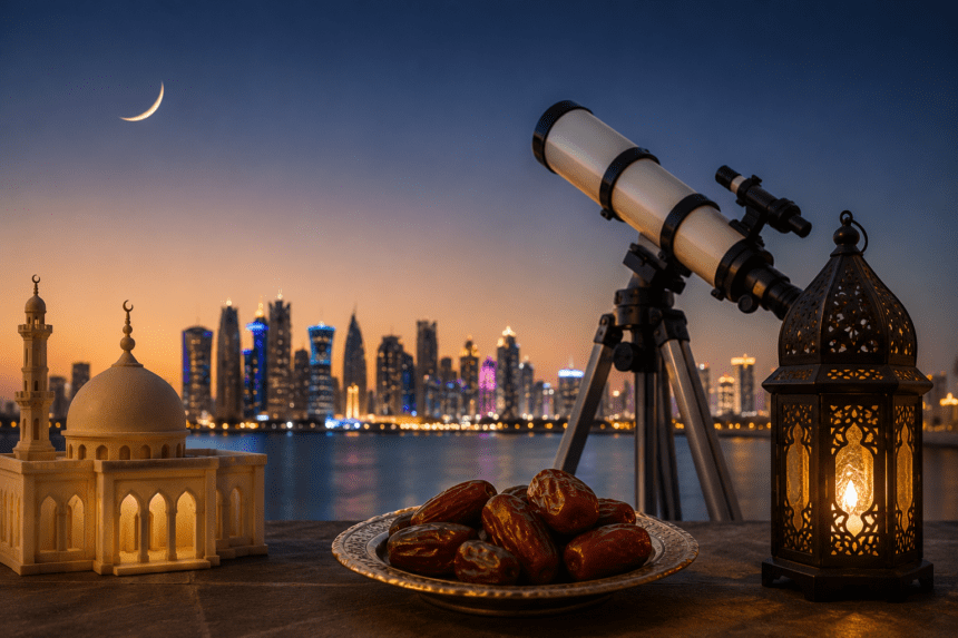Qatar Astronomers Project Eid Al-Adha for June 17