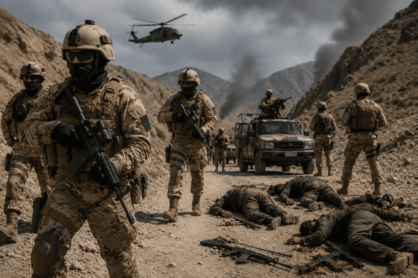 Seven militants killed, five soldiers martyred in Balochistan gun battle