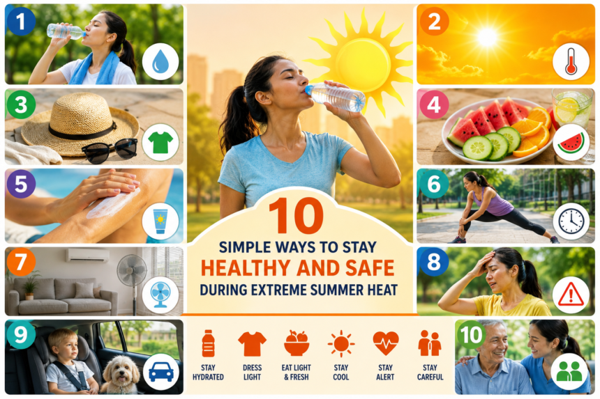 10 Simple Ways to Stay Healthy and Safe During Extreme Summer Heat