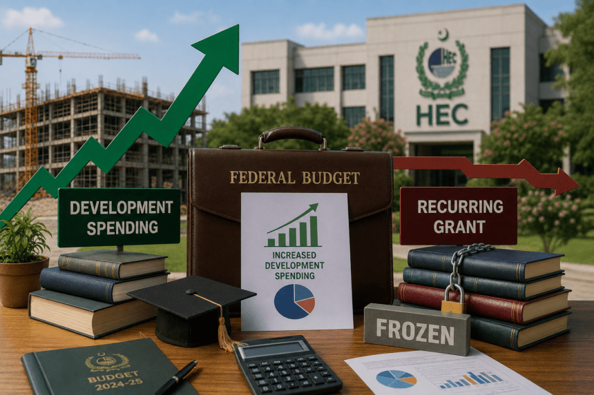 Budget Boosts HEC Development Funds, Freezes Grant