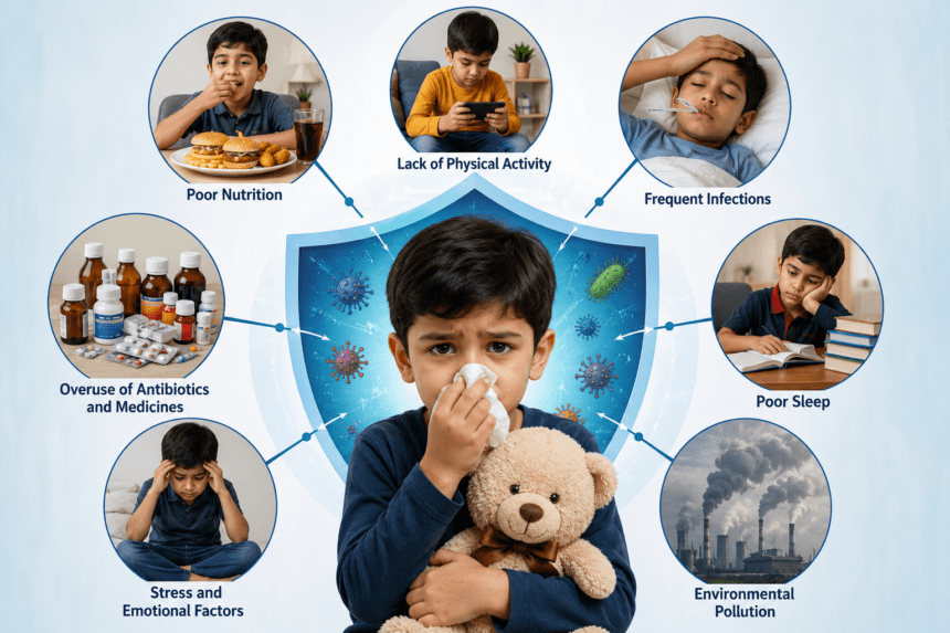 Causes of Weak Immune System in Children