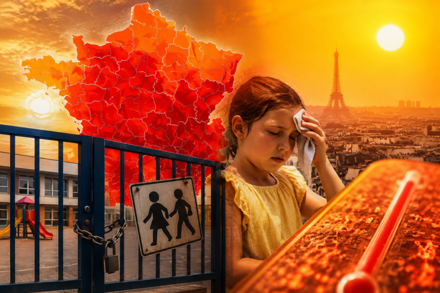 Schools Shut Down as Record Heatwave Grips France