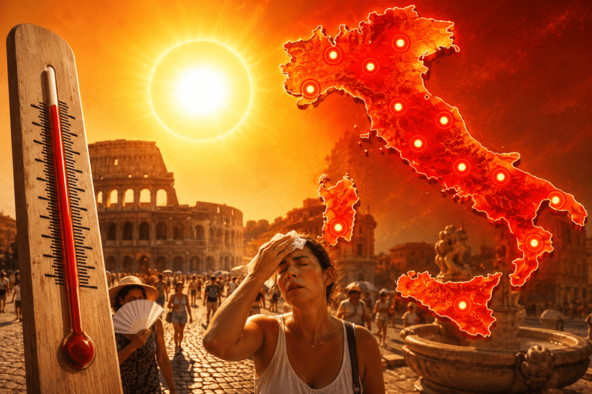 Italy on high alert as extreme heat grips 15 cities