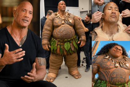 Dwayne Johnson reveals 40-pound prosthetic suit for live-action ‘Moana’