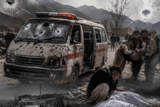 Four killed in ambush on ambulance in Bannu