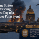 Ukraine Strikes St. Petersburg on Opening Day of Major Russian Event