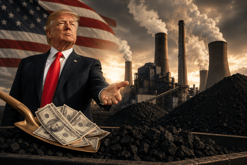 Trump Offers Funds for First New U.S. Coal Plants in 13 Years