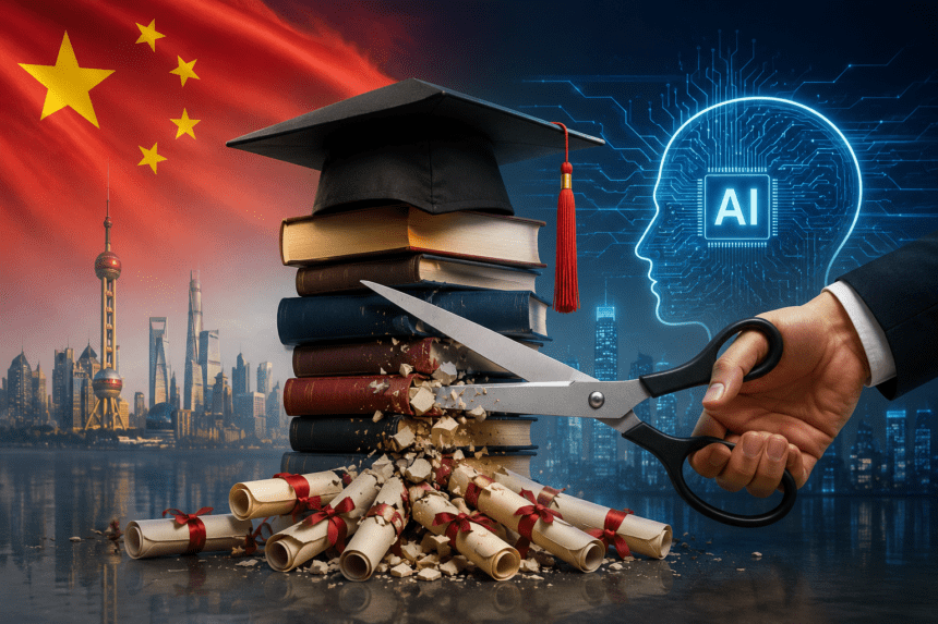 China Cuts 12,000 University Degrees in Major AI-Era Education Overhaul