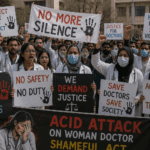 Doctors, Paramedical Staff Protest Acid Attack on Woman Doctor in Quetta