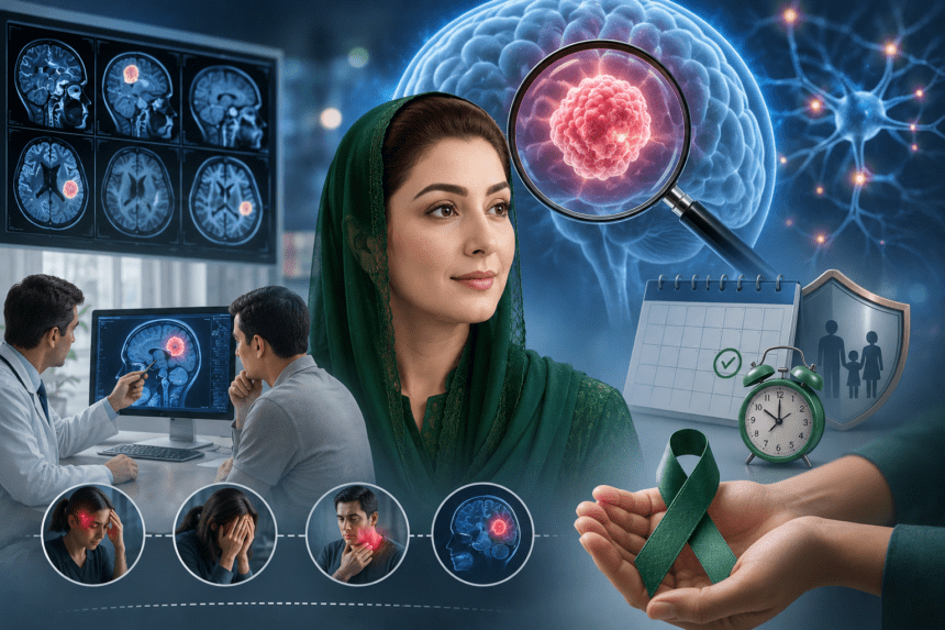 Early Diagnosis Key to Combating Brain Tumors, Says Maryam Nawaz