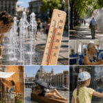 From cool-down spots to chalk on windows: How Europe is coping