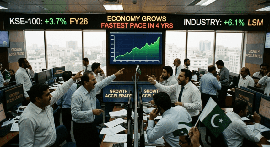 Pakistan’s Economy Grows 3.7% in FY26, Fastest Pace in Four Years