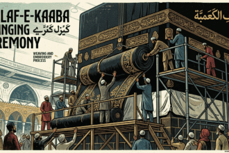 Ghilaf-e-Kaaba Changing Ceremony Held at Masjid al-Haram