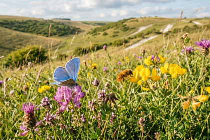 Conservationists push for chalk grassland restoration to save rare insects