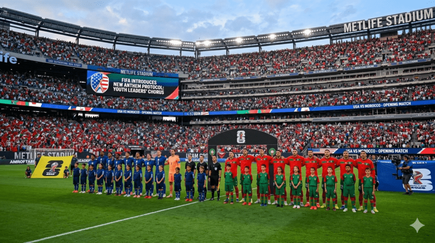 FIFA Revamps 2026 World Cup Protocol: All 26 Squad Players to Join National Anthem Ceremony in Center Circle