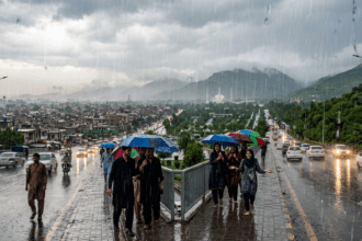 Downpour Turns Weather Pleasant in Rawalpindi, Islamabad