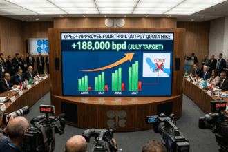 OPEC+ Approves Fourth Oil Output Increase Since Hormuz Closure