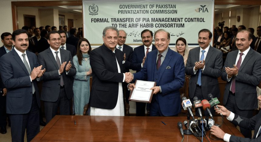Government Formally Transfers Management Control of PIA to Arif Habib-Led Consortium