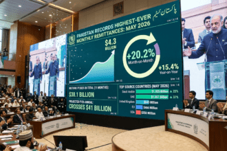 Pakistan Records Highest-Ever Monthly Remittances of $4.3 Billion in May
