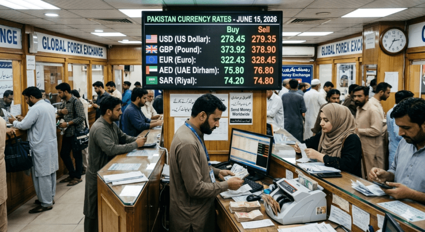 Dollar and Other Currency Rates in Pakistan Today – June 15, 2026