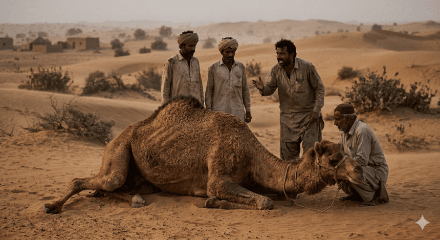 Camel Brutally Tortured in Tharparkar