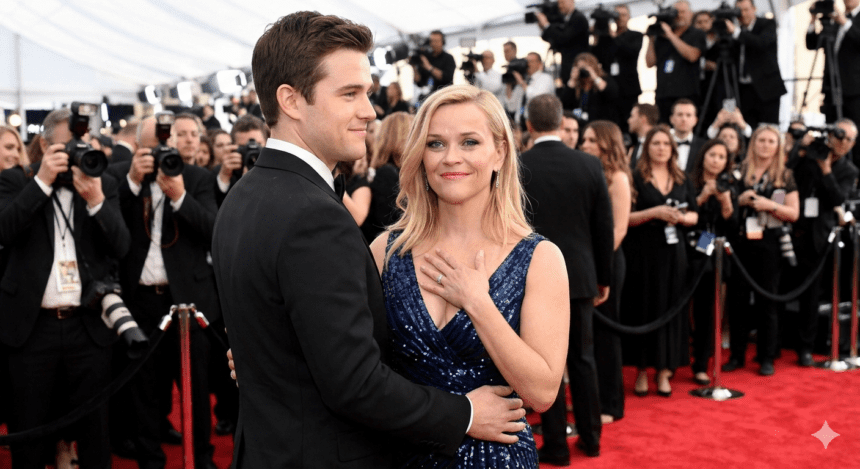 Reese Witherspoon Tears Up During Rare Red Carpet Moment with Son
