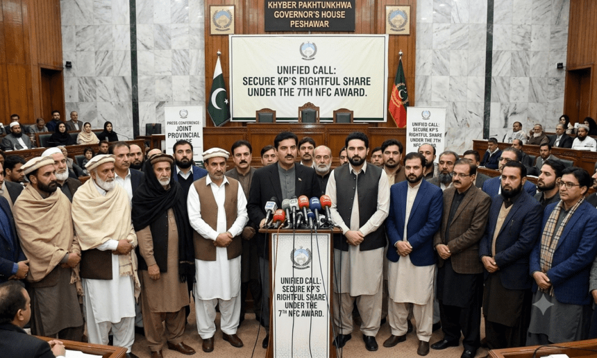 Governor Kundi Urges United Efforts to Secure KP’s Fair Share Under NFC Award
