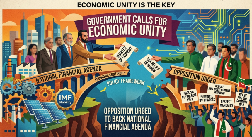 Government Calls for Economic Unity as Opposition Urged to Back National Financial Agenda