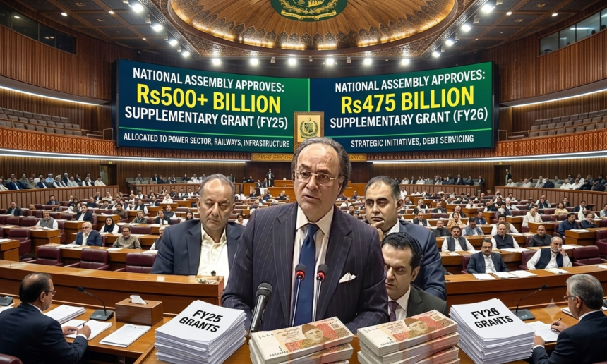 National Assembly Approves Over Rs500 Billion in Supplementary Grants for FY25, Rs475 Billion for FY26