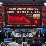 Global Stock Markets Decline Amid Tech Sell-Off and Rising Middle East Tensions