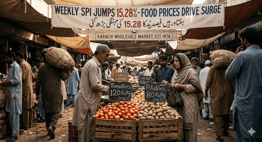 Weekly Inflation Jumps 15.28pc as Food Prices Continue to Rise