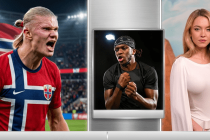 Erling Haaland Mistakes Marilyn Monroe Impersonator for Sydney Sweeney in Viral KSI YouTube Video During World Cup Campaign