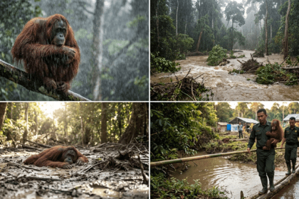 Four days of torrential rain killed 7% of Tapanuli orangutans, study finds