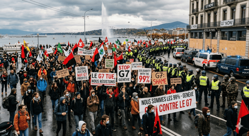Protests set to grip Geneva ahead of G7 summit