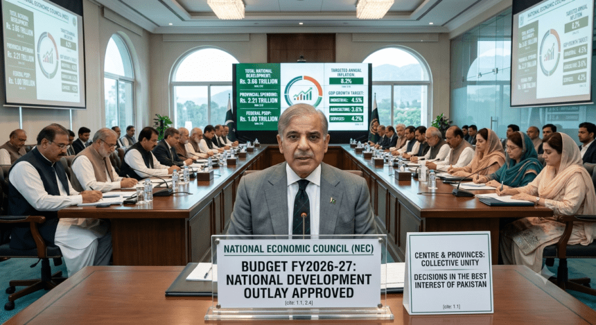 PM Shehbaz Says Centre and Provinces Made Decisions in Pakistan’s Best Interest at NEC Meeting