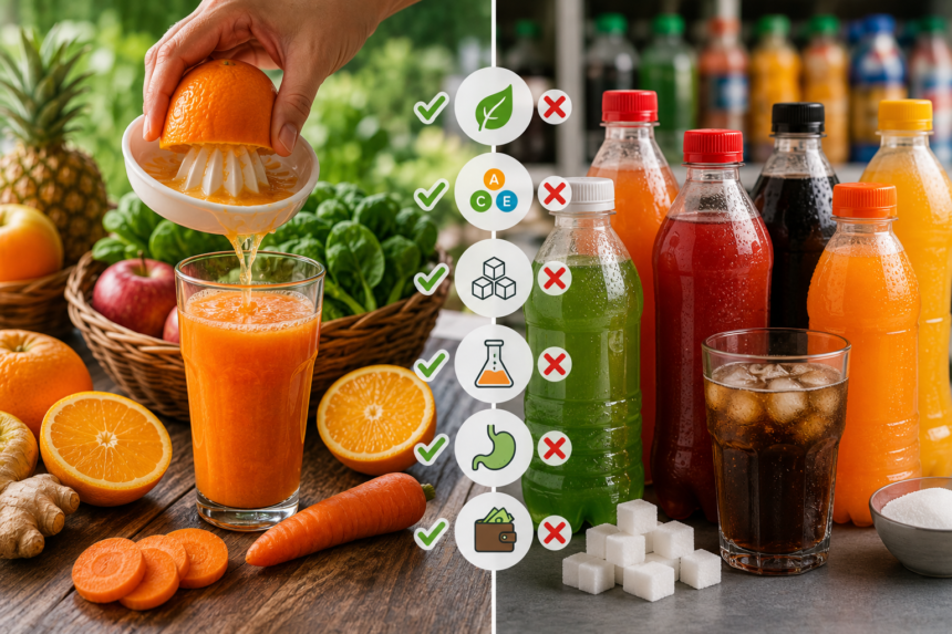 How Homemade Juice Is Better Than Store-Bought Drinks