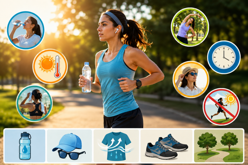 How to exercise safely in hot weather