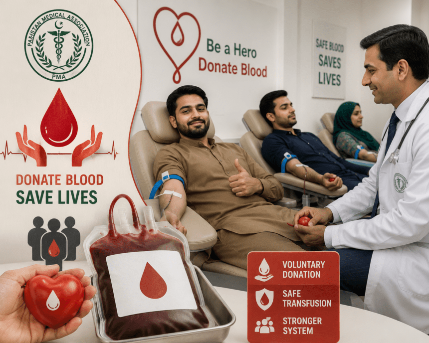 PMA Calls for Voluntary Blood Donations, Stronger Blood Transfusion System on World Blood Donor Day