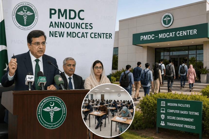 PMDC Establishes New MDCAT Test Centre to Facilitate Medical Aspirants