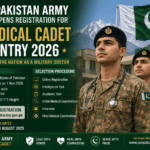 Pakistan Army Opens Registration for Medical Cadet Entry 2026
