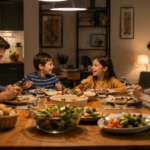 Parents are on devices during meals even more than their kids. Here’s how to rethink family dinner
