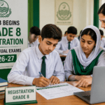 Punjab Launches Grade 8 Registration Process for Annual Exams 2026-27