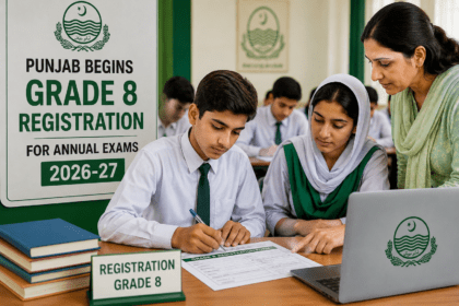 Punjab Launches Grade 8 Registration Process for Annual Exams 2026-27