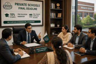 Punjab Sets Deadline for Private Schools on 10% Free Education Rule