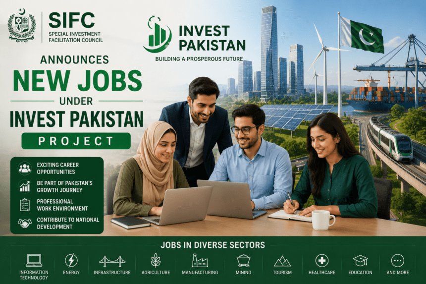 SIFC Announces New Jobs Under Invest Pakistan Project