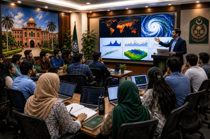 Sir Syed University Holds Climate Data Analytics Workshop for Master’s Students