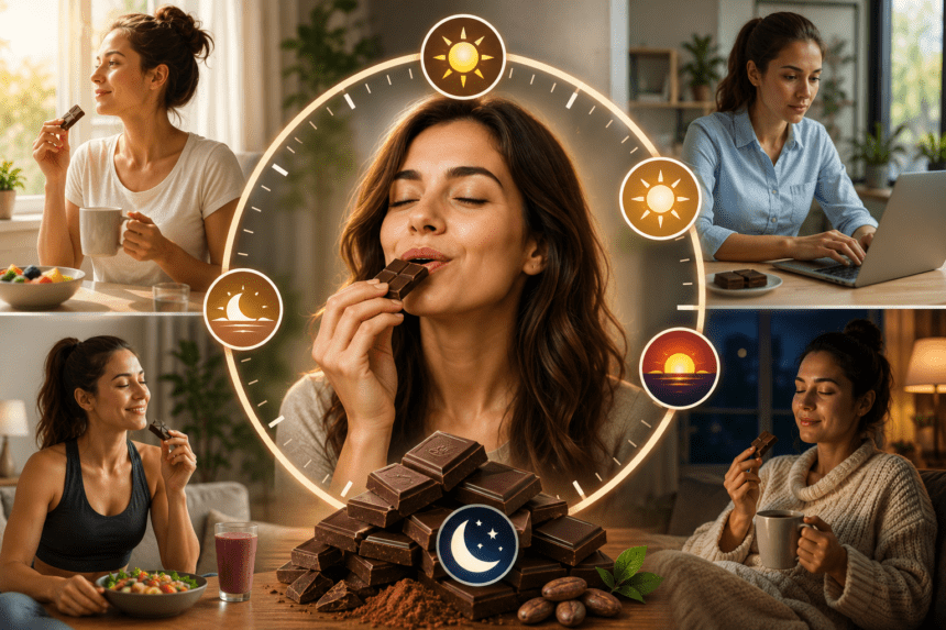 THE BEST TIME TO EAT CHOCOLATE FOR HEALTH BENEFITS